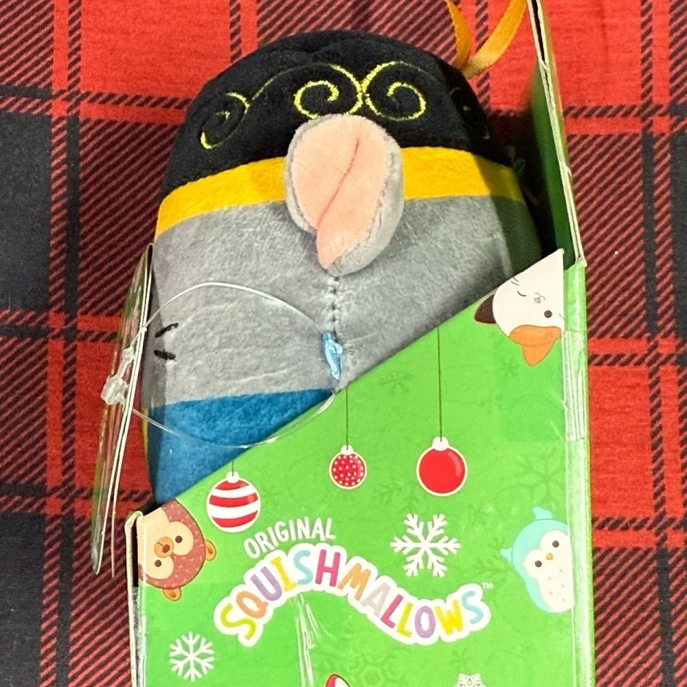 SQUISHMALLOW CHRISTMAS ORNAMENT MURRAY MOUSE Nutcracker BRAND NEW in Box